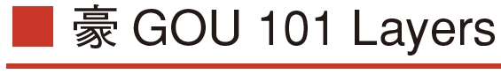 סדרת GOU סכיני שף יפניים 101 שכבות פלדת דמשק – יצירת מופת מאוזנת וחדה