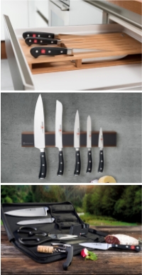 פתרונות אחסון סכיני מטבח