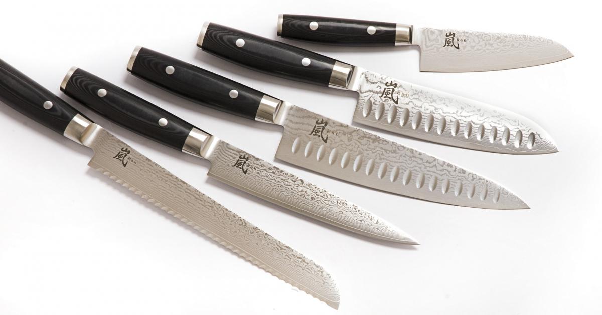 סכיני שף יפניים מסדרת RAN 69 שכבות פלדה תוצרת Yaxell Japan