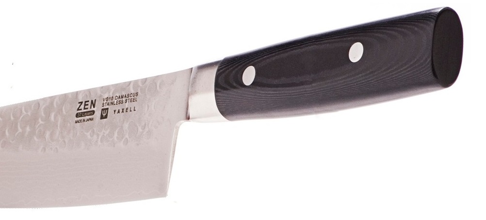  סכין שף יפנית ZEN 37 שכבות פלדת דמשק תוצרת yaxell יפן