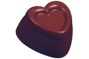 תבנית פוליקרבונט לב חתום פרלינים שוקולד