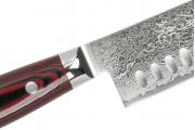 סכין סנטוקו Super GOU שקעים פלדת דמשק