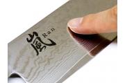 סכין שף יפני RAN פלדת דמשק שקעים