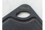 משטח חיתוך בגוון צפחה רגליות וחריץ היקפי SAGE® Surface